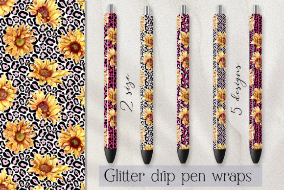 Download Sunflower Epoxy Pen Wraps Bundle Animal - Epoxy pen wraps Collection