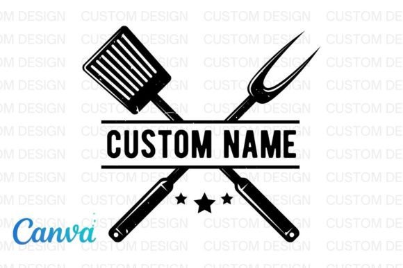 Download BBQ Master - Chef Logo, Custom Name Here - Custom Collection