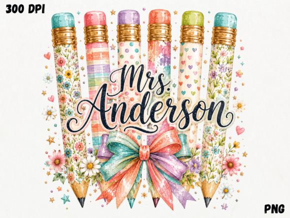 Download Personalized Teacher Pencil PNG, Custom - Premium Resources