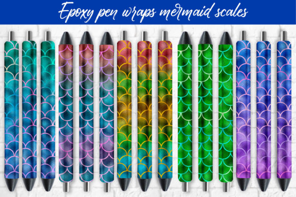 Download Epoxy Pen Wraps Sublimation Mermaid - Epoxy pen wraps Collection