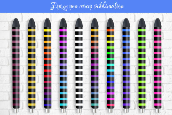 Download Epoxy Pen Wraps Sublimation Striped - Epoxy pen wraps Collection