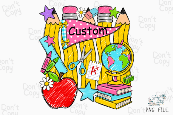 Download Custom Back to School Pennant, Kids PNG - Premium Resources