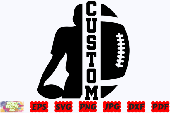 Download Custom Football SVG | Football SVG | PNG - Custom Collection