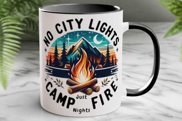 Download Sublimation Camping Coffee Mug Wrap Png - Camping coffee mug Collection