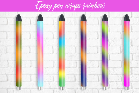 Download Epoxy Pen Wraps Sublimation Rainbow - Epoxy pen wraps Collection