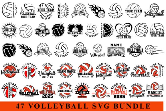 Download 47 Volleyball Svg Bundle - Volleyball Collection
