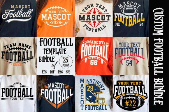Download Football Bundle Svg, Custom Football Svg - Custom Collection
