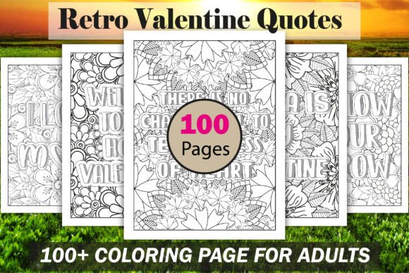 Download Retro Valentines Quotes Coloring Book - Valentines quotes Collection