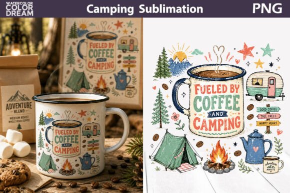 Download Camping Coffee Mug Clipart - Camping coffee mug Collection