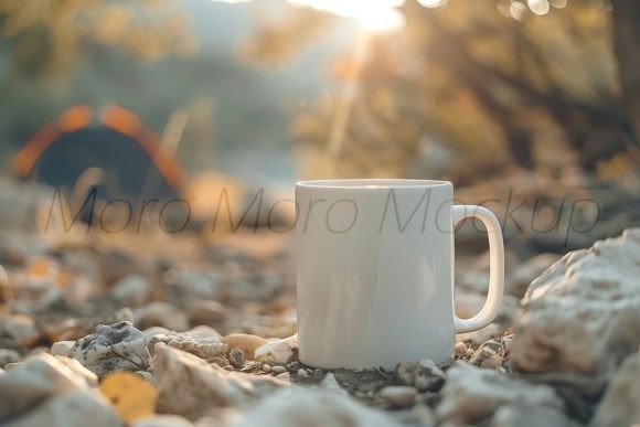 Download White Camping Coffee Mug Mockup - Camping coffee mug Collection